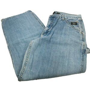 Harley Davidson Women's Sz 14 Carpenter Denim Blue Jean Preowned Good Condition